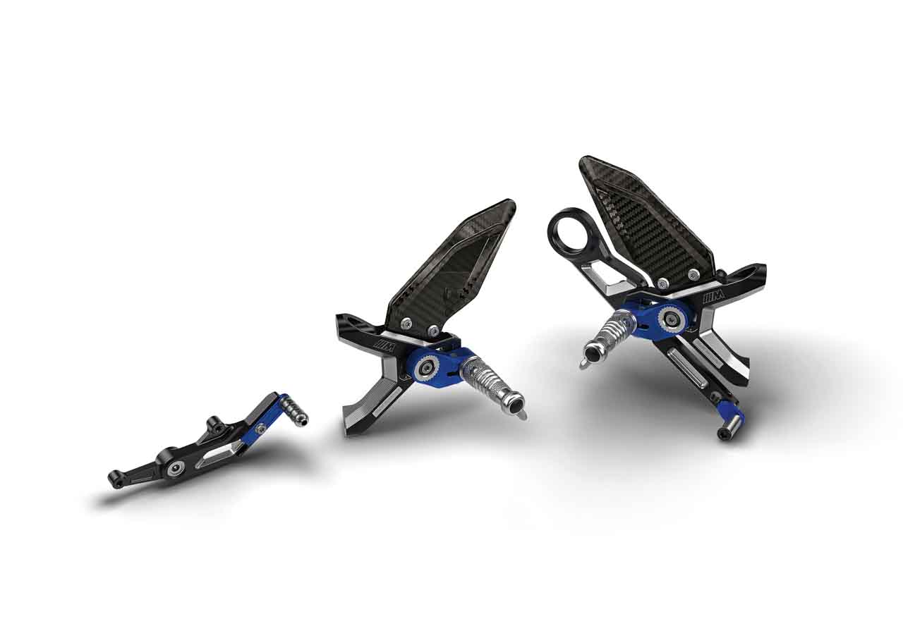 BMW MOTORRAD純正 M ライダーフットレストアッセンブリー-